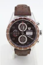 Tag Heuer Carrera Stainless Steel Brown Dial Men's Watch CV2A12 (C31032286)