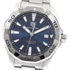 TAG HEUER Aqua racer WBD1112 Date Navy Dial Quartz Men's Watch_922230