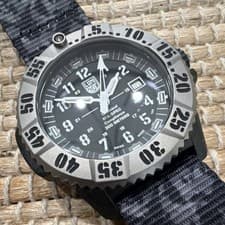 Luminox MIL-SPEC Compliance 300m Military Watch Black Dial Camouflage Strap