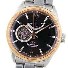 Orient Star Men's Semi Skeleton Automatic Watch Brown RK-AT0005Y New From Japan