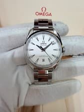 2026 Omega Aqua Terra 150M 38mm White/silver 1/26 Ref# 220.10.38.20.02.001