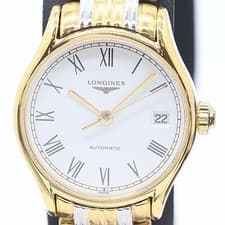 Longines L4.360.2.11.7 Ladies Automatic Dress Watch Vintage Authentic
