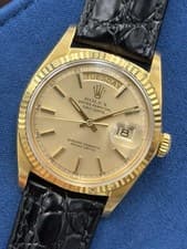 Rolex Day Date Oyster Perpetual Automatic Champagne Pie-Pan Dial