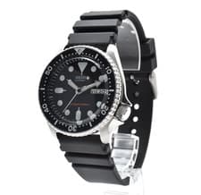 New Strap SEIKO 7S26-0020 SKX007 Black Boy Divers 200m Men's Auto Watch JAPAN