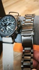 Citizen CB5007-51H Promaster Sky Quartz Men's Watch Black Dial Analog From Japan