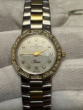 Baume & Mercier Riviera Diamond dial swiss Quartz Ladies Wristwatch