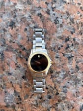 Movado Ladies 863681602 Watch Elegant Swiss Quartz Stainless Steel Wristwatch