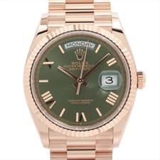 Rolex Day Date 36 128235 PG PG AT Olive green dial