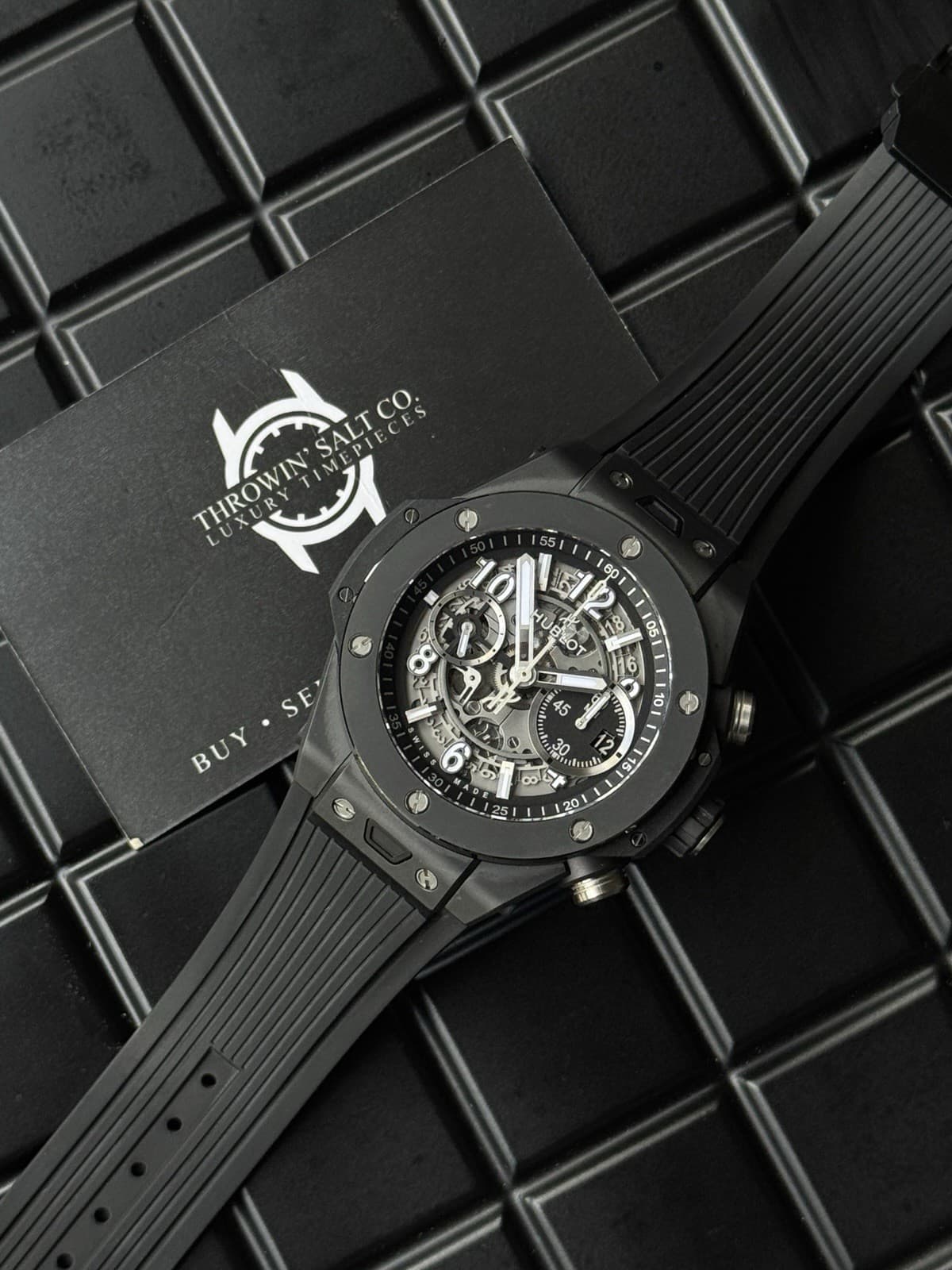 Hublot Big Bang Unico Black Magic Ref. 421.CI.1170.RX • 44mm • Digital Warranty