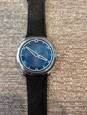 Ming 17.09 Automatic Watch Blue with Original Leather Case and Carry Bag