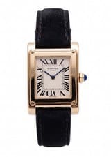 Cartier Tank à Vis 38X27mm W1529451 18K Yellow Gold Women's Watch