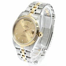 Tudor 76213 Prince Date-Day YG Combination 10P Diamond Automatic _916502