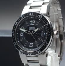 [N MINT] ORIS Wiliams F1 Team 7613 Automatic 42mm 25J Day/Date Men's Swiss Watch