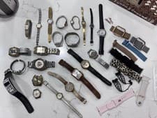 22 Vintage Watch Lot ORIS Waltham 10K GF , Seiko Timex Citizen EverSwiss Mixed