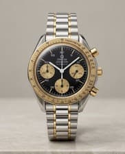 Omega Speedmaster Reduced 175.00.33 Chronograph 18k Gold Automatic Watch Papers