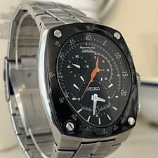 Seiko Sportura Kinetic Chronograph SNL015 42mm Auto-Quartz Unisex Used