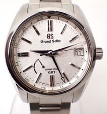 Grand Seiko Heritage Spring Drive GMT 9R66-0BL0 SS 38mm Used