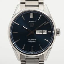 TAG Heuer Carrera Caliber5 Day-Date WAR201E.BA0723 SS SS AT blue dial 4 Extra Li