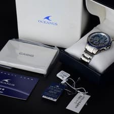 CASIO OCEANUS OCW-G1100C-7AJF GPS Hybrid Solar Limited 1500 Stratos Blue