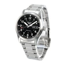 Seiko 5 Sport SBSA111 Automatic Mechanical Black Dial Stainless Steel Watch Men
