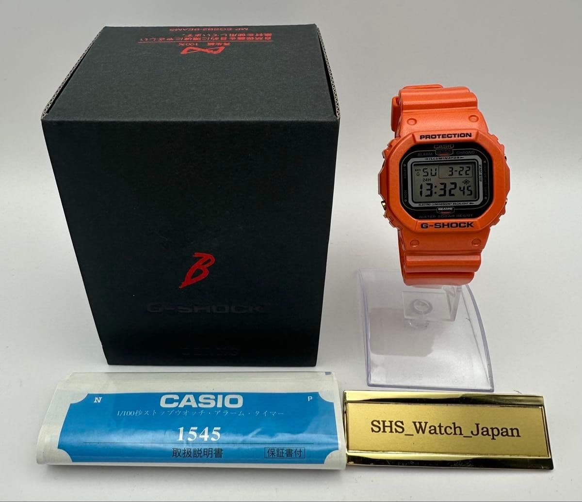 CASIO BEAMS Collaboration DW-5600BE Orange Men's Watch G-SHOCK Digital