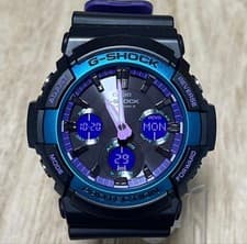 Rare el / Fully Functional G-SHOCK GAW-100BL Ana-Digi G-Shock Casio Watch