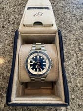 Breitling Superocean Diver Wristwatch Stainless Steel Blue Dial