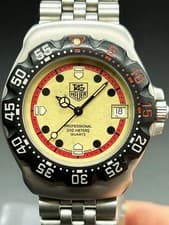 **Near Mint** Vintage TAG Heuer Formula 1 371.513 Qz Men's Watch 【New Battery】