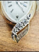 1960s Omega Women’s 14K Gold Vintage Watch with Diamond Accents