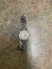 Rolex Datejust Fluted Bezel Watch Two-Tone Jubilee 36mm white Dial