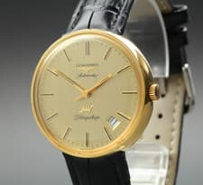 Vintage"N MINT" LONGINES Flagship Ultrachron Gold Automatic Men Watch From Japan
