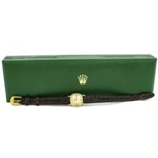 AsIs Ladies Rolex Cocktail Watch 17mm Yellow Gold ManualWind W2310541 G2U