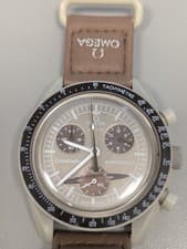 SWATCH Omega Mission to Saturn Men's Chronograph Watch