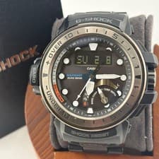 Casio G-SHOCK Gulfmaster GWN-Q1000MCA Analog Digital Mens Watch Black Blue Japan