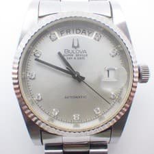 [BULOVA] Bulova Super Seville Day/date 4410106 Vintage Automatic Watch SWISS I6