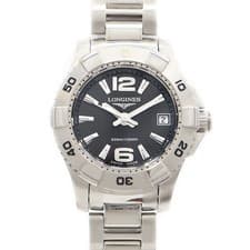 LONGINES Hydro Conquest L3.147.4 Date 300m Black Stainless Steel Women Quartz