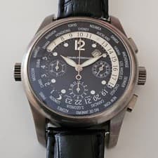 Girard Perregaux World Time Chronograph Titanium Men's Watch Ref 4980 For Repair