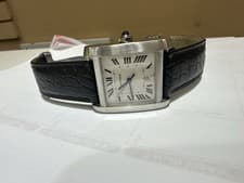 Cartier Tank Francaises  Quartz Women's  White  Blue Dial