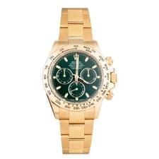 Rolex Daytona Cosmograph John Mayer Yellow Gold Green Dial 40mm 116508 Full Set