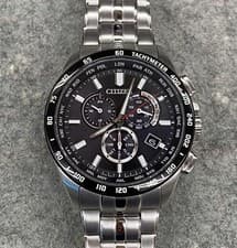 Citizen Cb5874-90E Collection Eco Drive Radio Clock