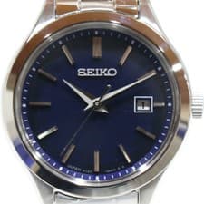 SEIKO STPX095 Seiko Selection S Series Solar Date Navy Stainless Womens Watch