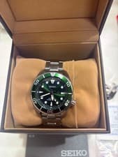 SEIKO Prospex SBDC081 Sumo Diver 200m Green Dial 6R35 Auto Sapphire Box Papers
