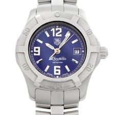 TAG Heuer Exclusive Seychells WN131D Date 200m Blue SS Steel Women Quartz