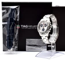 Tag Heuer Aquaracer CAF1111 【box】 Chronograph Quartz Mens 42mm Swiss  7 1/2"