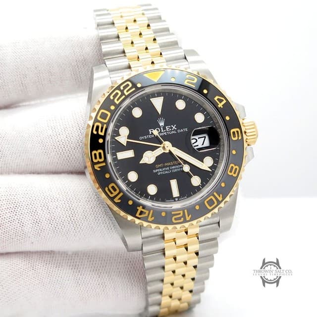 Rolex GMT-Master II 126713GRNR Yellow Rolesor Jubilee / Full Set