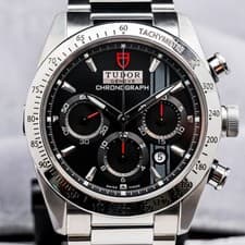 Tudor Fastrider Chronograph 42 mm Black Dial Bracelet Steel Automatic 42000