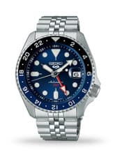 Seiko 5 Sport Automatic Watch Blueberry GMT SKX Re-Interpretation Watch SSK003K1