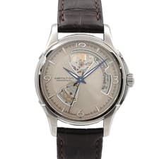 HAMILTON Jazzmaster Open Heart H325651 Silver Dial Mens Watch 90322904