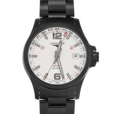 LONGINES Conquest V.H.P. GMT RefNo=L3.728.2.76.6 Silver Dial Stainless #W3154