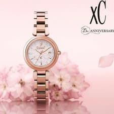 Citizen Cross Sea Solar Sakura Pink Shell Dial Diamond Watch Limited Watch